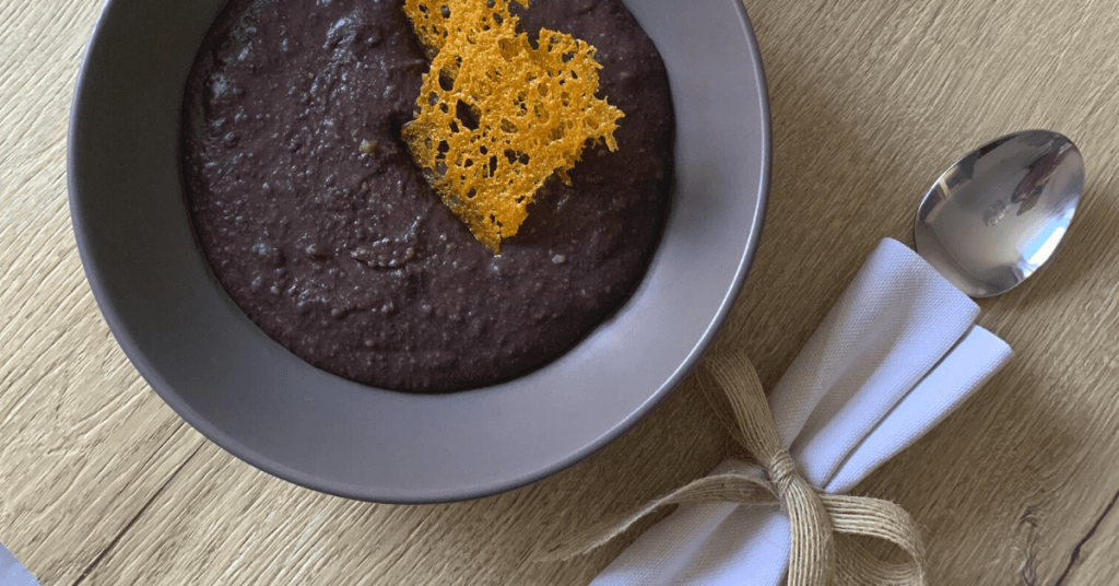 Crema di fagioli neri