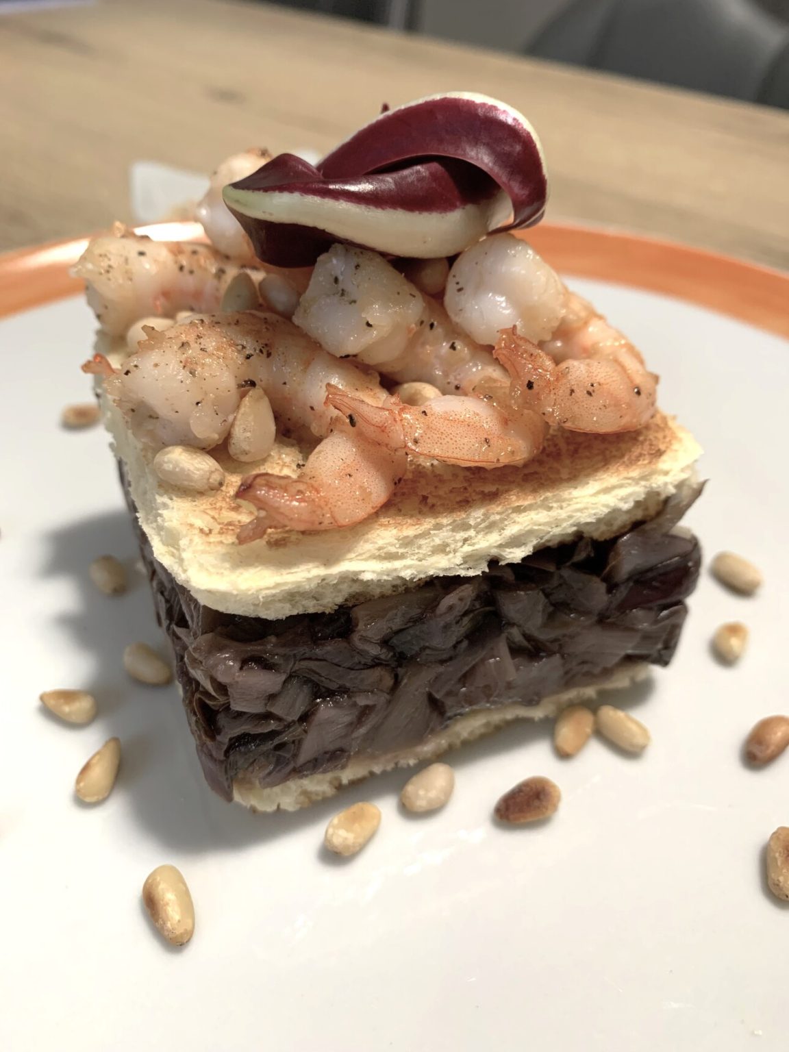 Tartare di radicchio con mazzancolle_Percorso Nutrizione