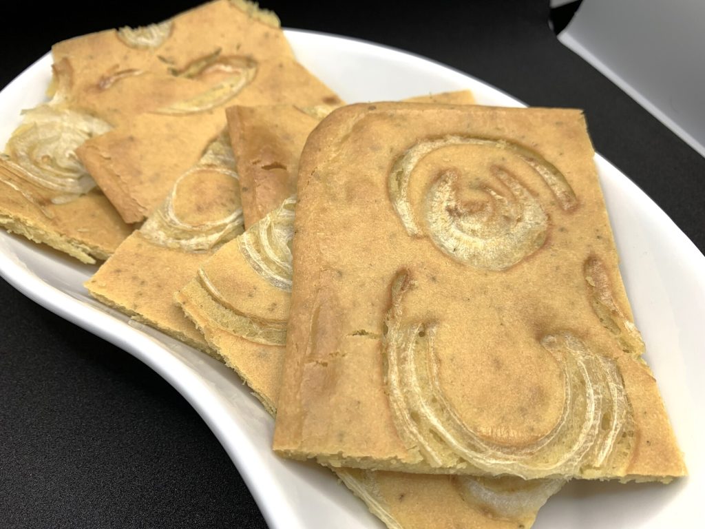 Schiacciatina veg alle cipolle_Percorso Nutrizione