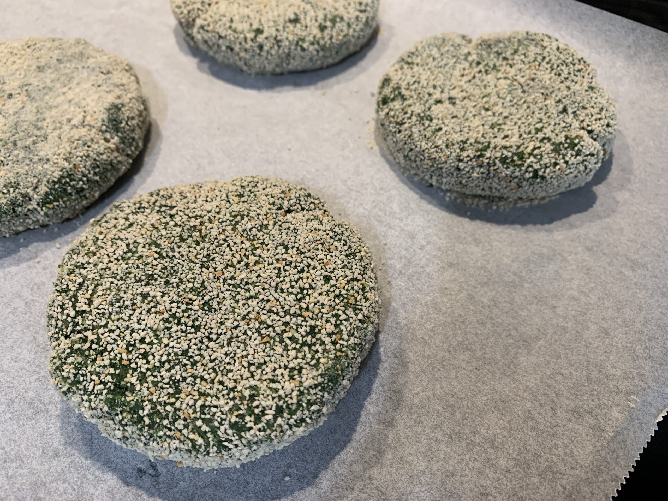 Burger di spinaci
