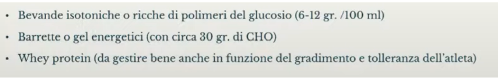 Integratori del nuoto