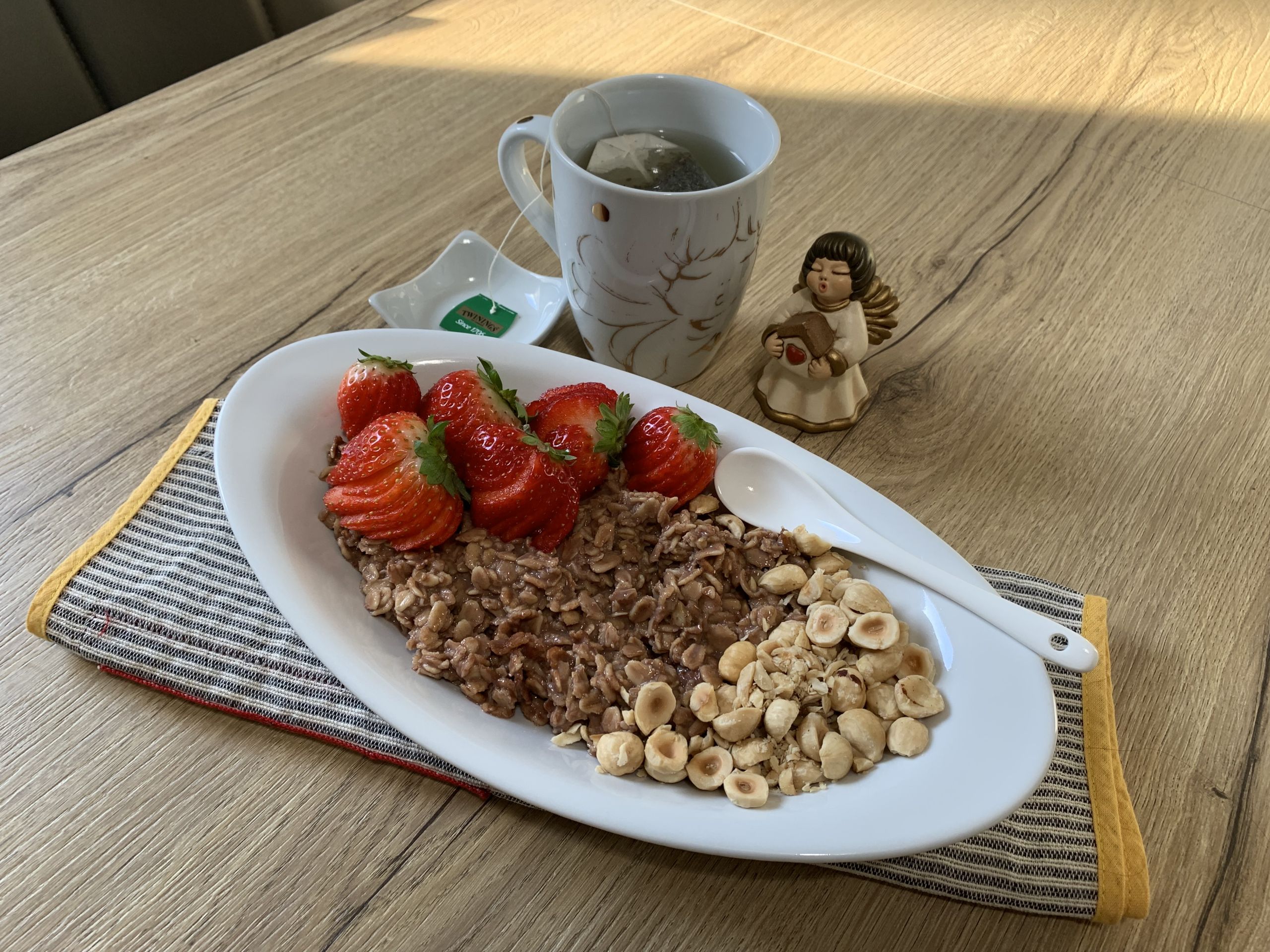 Porridge di avena al cacao colazioni